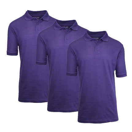 3-Pack: Boys School Uniform Polo