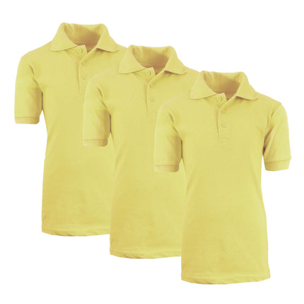 3-Pack: Boys School Uniform Polo
