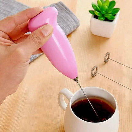 3-Pack: Electric Milk Frother Handheld Whisk