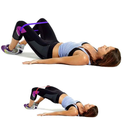 3-Pack: Exercise Resistance Loop Bands Training Belt Stretch Therapy Running Pilates