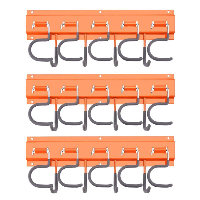 Garden Tool Organizer Wall Mounted Hanger Hooks Home Garage Set