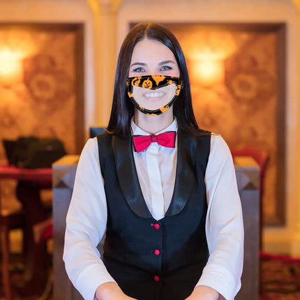 3-Pack: Halloween Edition Smile Communicator Clear Mouth Face Mask