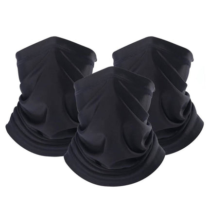 3-Pack: Headband, Bandanas, Scarf, Neck Warmer, Head Wrap, Multi Functional Gaiter