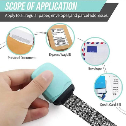 3-Pack: Identity Protection Roller Stamp