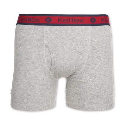 3-Pack: Keltex Men's Cotton Stretch Boxer Briefs