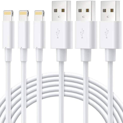 3-Pack: Lightning Cable for Apple iPhone, iPad