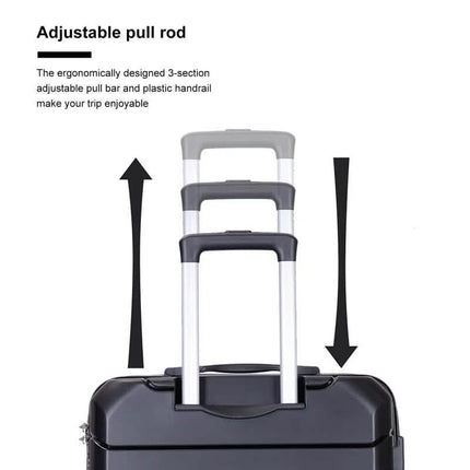 3-Pack: Lightweight Suitcases with TSA Lock