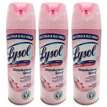 3-Pack: Lysol Disinfectant Spray 12oz