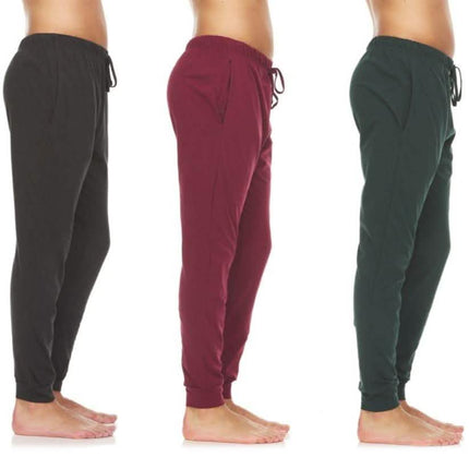 3-Pack: Men's Cotton Lounge Jogger Pants