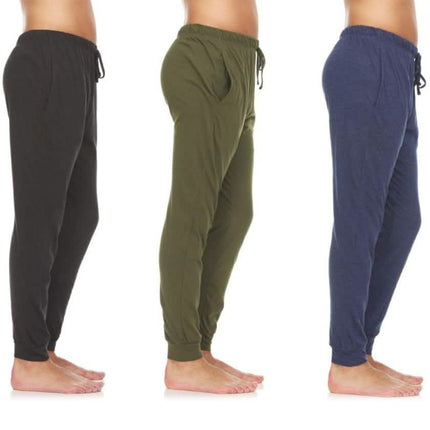 3-Pack: Men's Cotton Lounge Jogger Pants