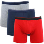 Heather Gray/Navy/Red / M