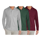 Heather Gray/Hunter/Burgundy / S