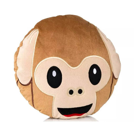 3-Pack: Monkey Emoji Pillows