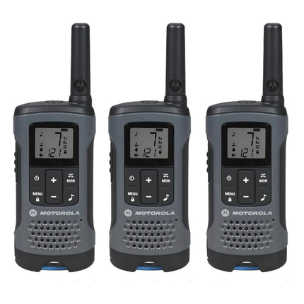 3-Pack: Motorola Solutions, Portable FRS, T200TP Talkabout Two-Way Radios (Refurbished)
