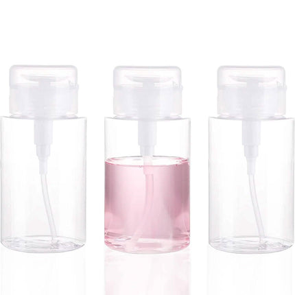 3-Pack: Push Down Empty Pump Dispenser Bottle