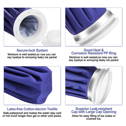 3-Pack: Reusable Ice Bag Pain Relief Heat Pack Sports Injury First Aid