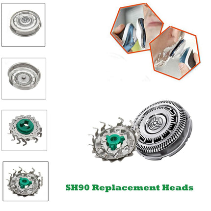 3-Pack: SH90 Replacement Head for Philips Norelco