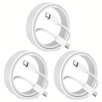 3-Pack: USB-C Fast Charging Cables