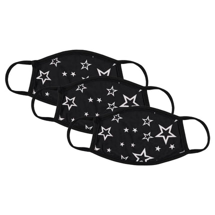 3-Pack: Washable Reusable Non-Medical Fabric Face Masks