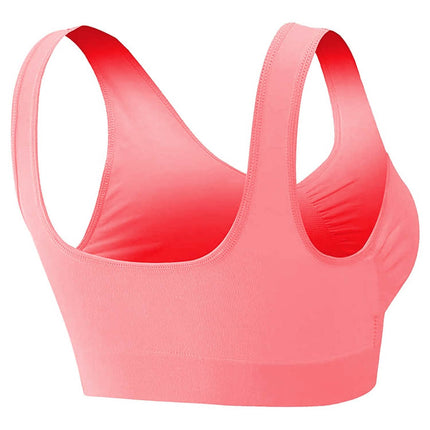 3-Pack: Women Seamless Wire-free Bra for Fitness Workout