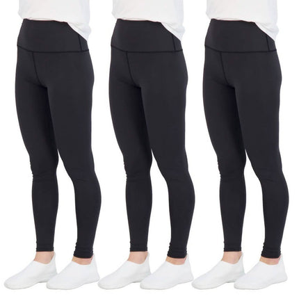 3-Pack: Women's Active Athletic Performance Leggings