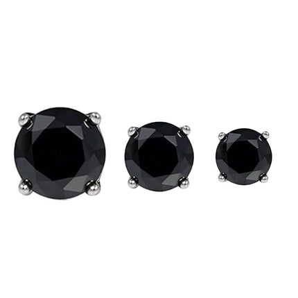 3-Pairs: Elements of Love Crystal Stud Earrings