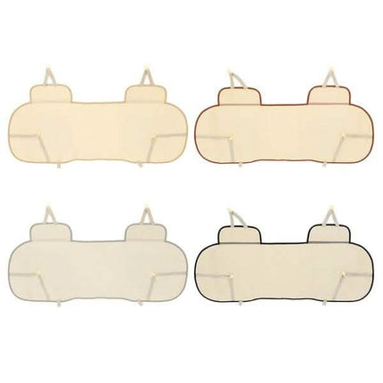 3-Piece: Breathable Bamboo PU Leather Car Seat Cover