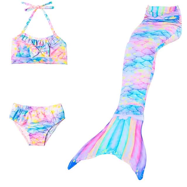 3-Piece: Girls Swimwear Bikini Set