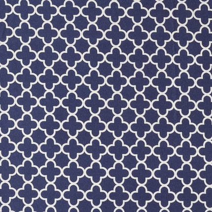 3-Piece: Quatrefoil Patterned Duvet Cover Set