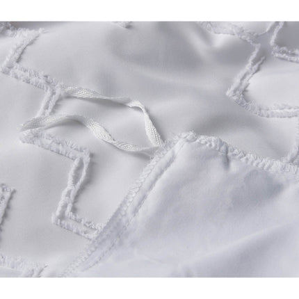 3-Piece Set: Bibb Home Tufted Clipped Duvet Cover