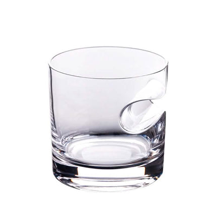 3-Piece Set: Cigar-Holding Whiskey Glasses with Cigar Cutter