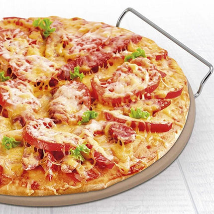 3-Piece Set: Deluxe Pizza Stone and Cutter Set