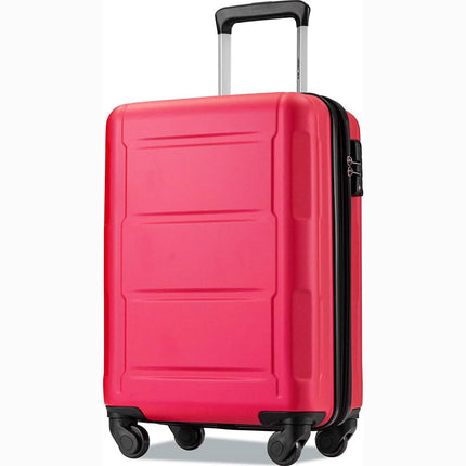 3-Piece Set: Lightweight Hard Luggage with Swivel Wheels and TSA Lock