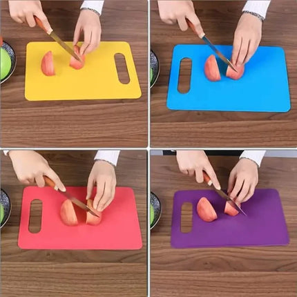 3-Piece Set: Plastic Cutting Board Foods Classification Boards