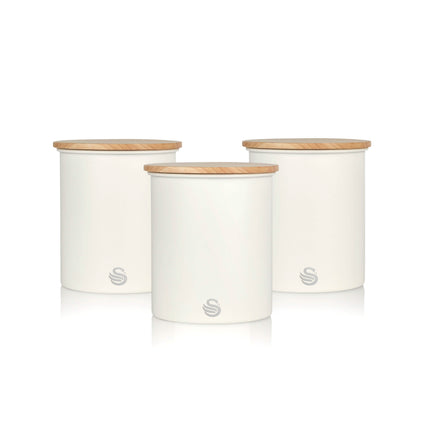 3-Piece Set: Swan Nordic Canisters
