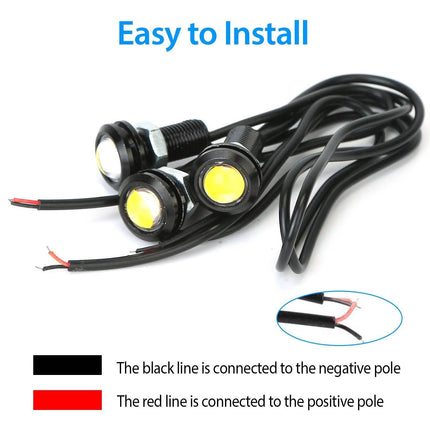 3-Pieces: Amber Eagle Eye LED Light