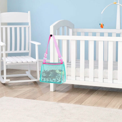 3-Pieces: Beach Mesh Bags Seashell Sand Tote Bag
