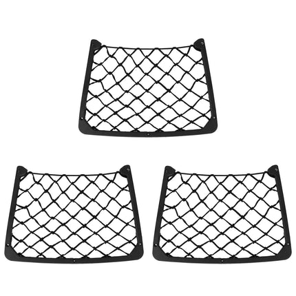 3-Pieces: Mesh Pocket Seat Side Organizer