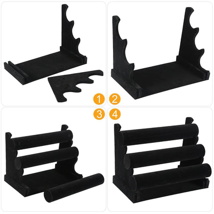 3-Tier Velvet Jewelry Stand