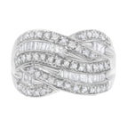 8 / White.Sterling Silver