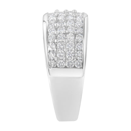 14K White Gold Round Cut Diamond Ring (1.0 Cttw, H-I Color, SI2-I1 Clarity) - Size 6-1/2