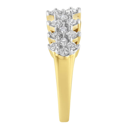1 Ct Diamond Ring 10K Yellow Gold | Round Cut Bridal & Fashion Ring