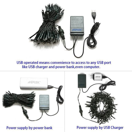 300 LED 8 Mode with Memory Function Starry Fairy Lights