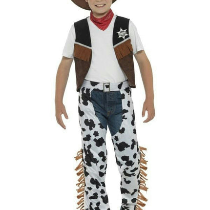 Smiffy's Texan Cowboy Child Costume Boy's Size Small 4-6