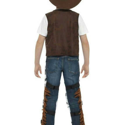 Smiffy's Texan Cowboy Child Costume Boy's Size Small 4-6