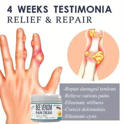 Bee Venom Pain Cream for Lumbar, Spine, Hand, Foot, Joint, Shoulder, Neck