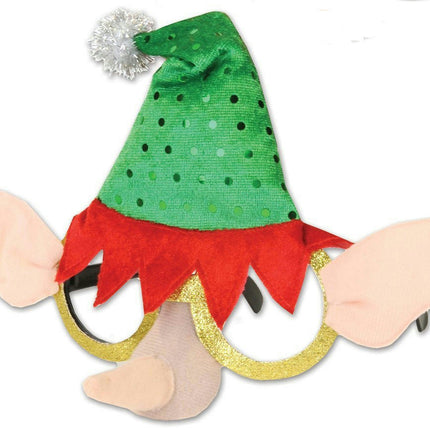 Christmas Novelty Elf Glasses Costume Accessory