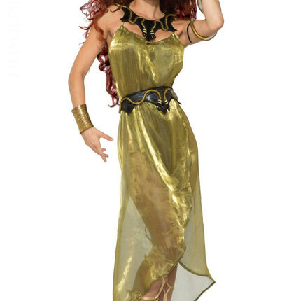 Gold Roman Toga Adult Costume Dress