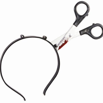Scissor In Head Bloody Zombie Halloween Headband