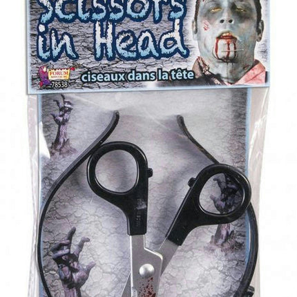 Scissor In Head Bloody Zombie Halloween Headband
